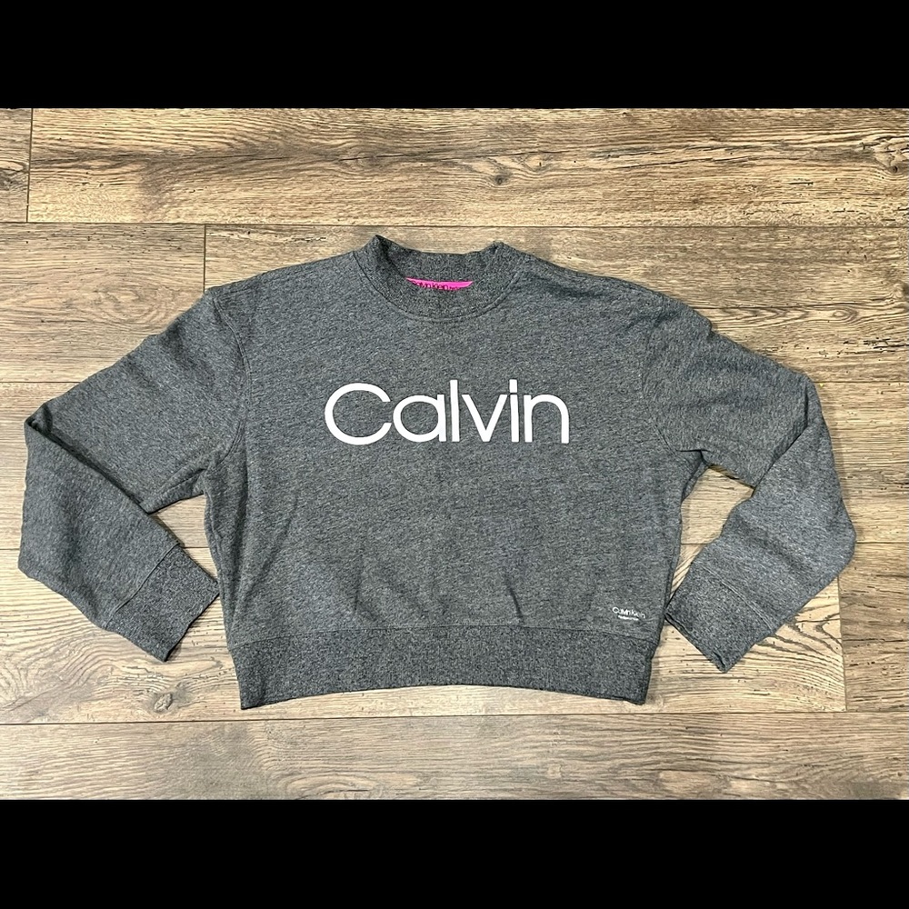 Calvin Klein Performance cropped sweatshirt size Large